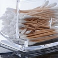 thumbnail image 4 of EASTIN Square Q-tips Cotton Swabs Holder Cotton Swabs Storage Stand Rack Organizer Box Cosmetic Makeup Case, 4 of 9