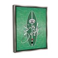 thumbnail image 4 of Stupell Industries Surf Girl on Green Beauty & Fashion Painting Gray Floater Framed Canvas Art Print Wall Art, 25 x 31, 4 of 10