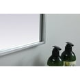 thumbnail image 4 of Metal Frame Arch Mirror 22x30 Inch in Silver, 4 of 7