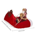thumbnail image 4 of Santa Rider Pet Christmas Costume Adjustable Dog Outfit in Multiple Sizes, 4 of 10