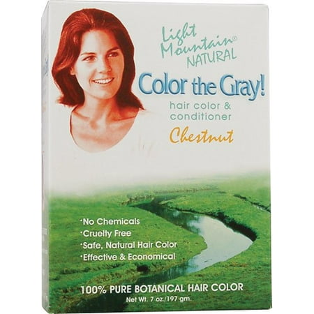 - Light Mountain Hair Color, Color the Grey Chestnut, 7 Oz