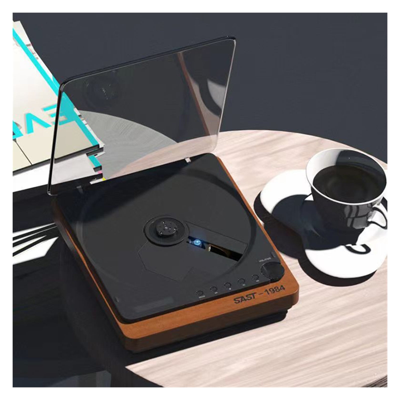 Bluetooth Walkman Portable Home HIFI Fever Grade Professional CD Player Retro Listening Album ,Multi-Functional