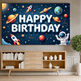thumbnail image 6 of Space Theme Banner Decorative Elements Astronaut Planets Stars for Kids Party Indoor Celebration, 6 of 8