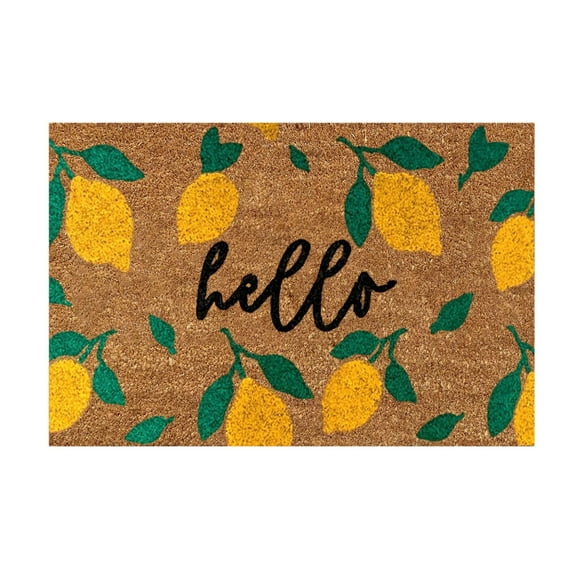 Clearance! Lemon Mat Holiday Mat Welcome Door Mat Polyester Door Mat B