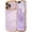 Light Purple, variant on MYKOMI for iPhone 16 Pro Max Case for Women Girls, Cute Wave Frame Curly Shape with Love Heart Raised Camera Protection Cover Luxury Plating Shockproof Phone Case for iPhone 16 Pro Max