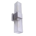 thumbnail image 6 of ZA4500-SA Craftmade Lighting Ridge - 2 Light Outdoor Wall Lantern In Contemporary Style-18 Inches Tall and 4.5 Inche Wide-Satin Aluminum Finish, 6 of 12