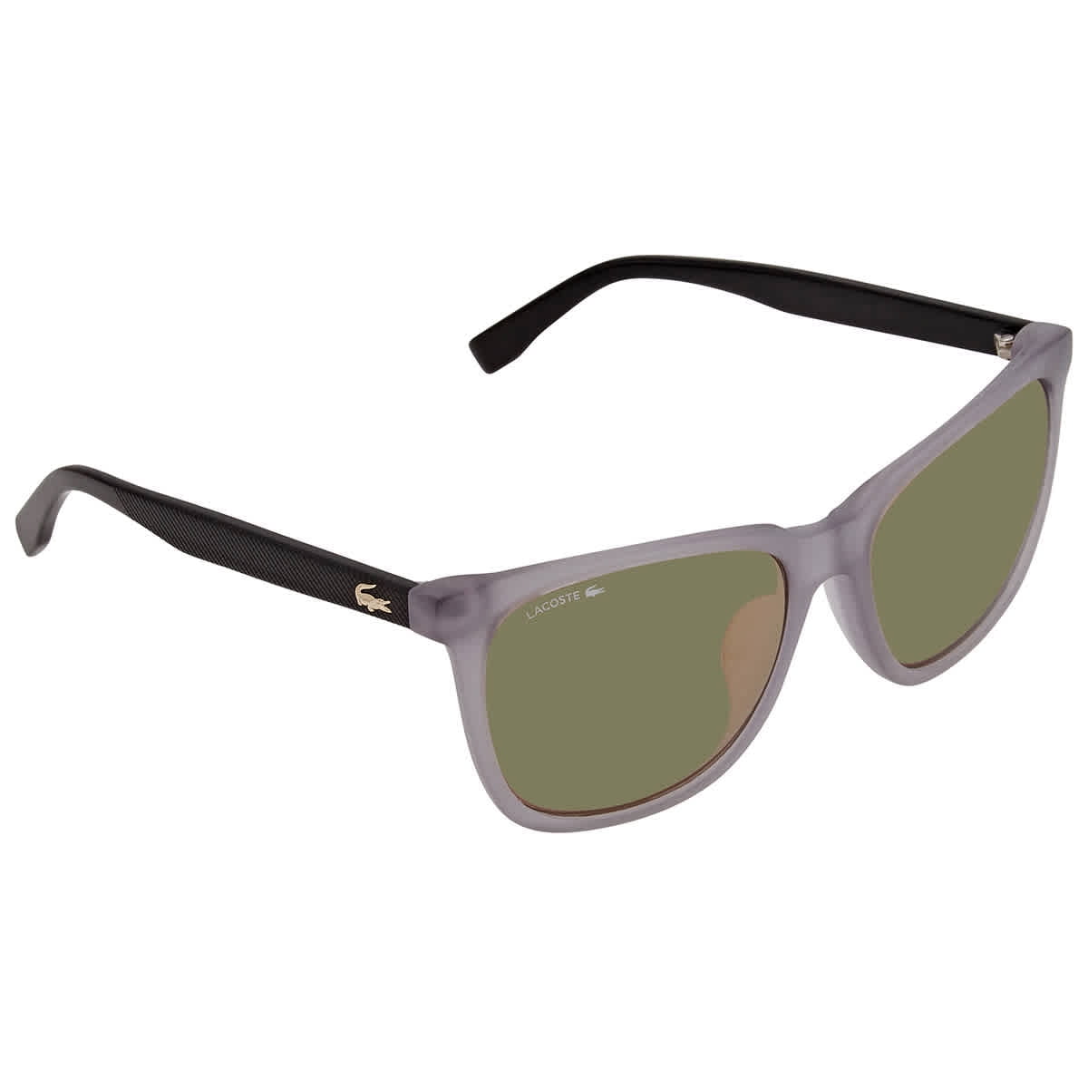 gennemse klimaks Menneskelige race Lacoste Green Rectangular Men's Sunglasses L838SA 035 56 - Walmart.com