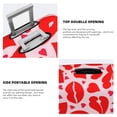 thumbnail image 3 of Xecao Lips Kiss Print Elastic Luggage Cover, Double-sided Print , Perfect for Travel, Business, and Daily Use (Suitcase Not Included)-X-Large, 3 of 7