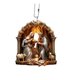 thumbnail image 2 of RKSTN Hanging products Nativity Ornaments Sublimation Unique Christmas Decor Christ Baby Mary Design Gift Christmas Tree Decoration, 2 of 7