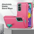 thumbnail image 4 of ShellTech for Galaxy A15 Case with Stand Heavy Duty Protection Shockproof Anti-Scratch Slim Fit Lightweight Protective Durable Case Hard Cover,C, 4 of 9