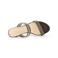 thumbnail image 4 of BLISSFUL STEP Sandales Mules à Talon Bloc à Brides pour Femme Café 7, 4 of 7
