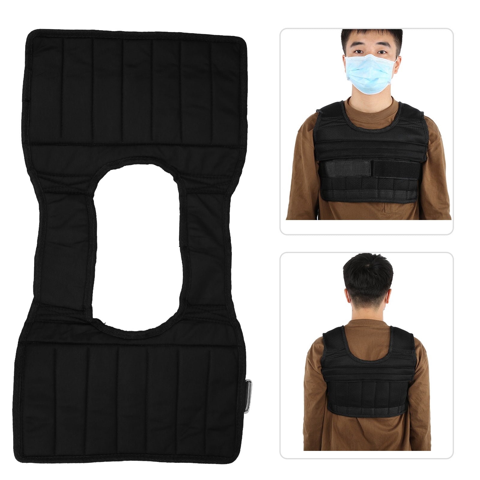 Details about   Weighted Vest 110.2lb Adjustable Weight Vest Breathable Sports Weight Training 