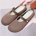 thumbnail image 6 of CAIXAI Wide Toe Box Sneakers Women Arch Support Shoes for Women Sneakers Breathable Closed Toe Slip on Walking Shoes Women Mesh Knitted Mary Jane Flats Women Hands Free Foam Shoes, 6 of 7