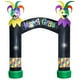 thumbnail image 1 of Arco inflable VIKIMORA Mardi Gras de 3 m con luces LED para Halloween, 1 of 7