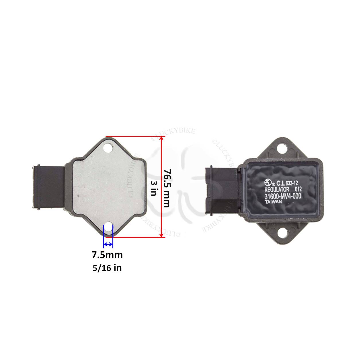 Voltage Regulator Rectifier For Honda CBR600 F2 (91-94), F3 (95-98), F4 (99-00) & More