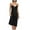 Black, variant on Women Silk Satin Nightgown Lace Chemise Lingerie Long Sleepdress for Ladies Sleepwear