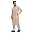 thumbnail image 2 of Atasi Party Wear Kurta Pajama For Men Mandarin Collar Long Sleeve Ethnic Kurta Pajama, 2 of 5