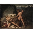 thumbnail image 2 of Joseph-Désiré Court 24x19 Gold Ornate Framed and Double Matted Museum Art Print Titled - Cain and Abel (19th Century), 2 of 4