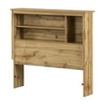 thumbnail image 2 of South Shore Tassio Twin Bookcase Headboard, in Nordik Oak, 2 of 13