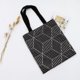 thumbnail image 5 of Bolsa de Almuerzo Soledad Geometría Negra Portátil Doble Cara, 5 of 10