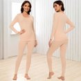 thumbnail image 2 of COMFREE Thermal Underwear for Women, Ultra Soft Long Johns Set Base Layer Top and Bottom for Cold Weather, 2 of 6