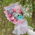 thumbnail image 4 of Christmas Gifts Cartoon Sanrio Plush Bouquet My Melody Kuromi Cinnamoroll Kt Cat Plush Doll Toy  Valentine Graduation Gifts, 4 of 10