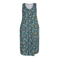 thumbnail image 3 of Terra & Sky Women's Plus Size Swing Tank Dress, 3 of 6