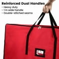 thumbnail image 5 of StarQualityBargain Red Pop Up Christmas Tree Storage Box, 35" Square Protective Bag for Artificial Xmas Trees, Wreath & Ornament Organization, 5 of 8