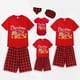 thumbnail image 1 of Pijamas familiares a juego de Navidad en julio, conjuntos de Pijamas cortos negros y rojos para mascotas, 1 of 3