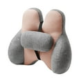 thumbnail image 2 of Bothyi 2 Pieces Lumbar Pillow Car Seat Pillow for Gaming Chair Reading Chair Office pink, 2 of 8