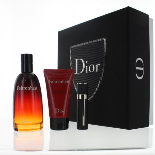 FAHRENHEIT MEN 3 PIECE GIFT SET 3.4 OZ EAU DE TOILETTE SPRAY by