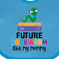 thumbnail image 4 of Inktastic Future Bookworm Like My Mommy Boys or Girls Baby Bib, 4 of 4