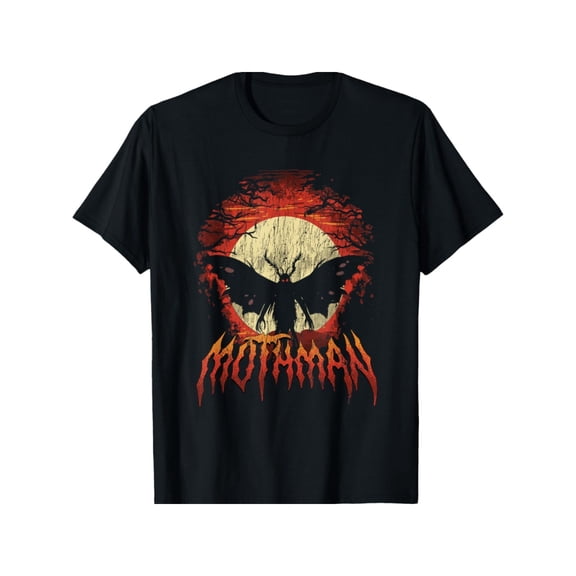 [Cotton Mothman Tee] Soft Cotton Mothman Graphic Tee - Crew Neck, Short Sleeve - Perfect for Casual Wear & Outdoor Adventures
