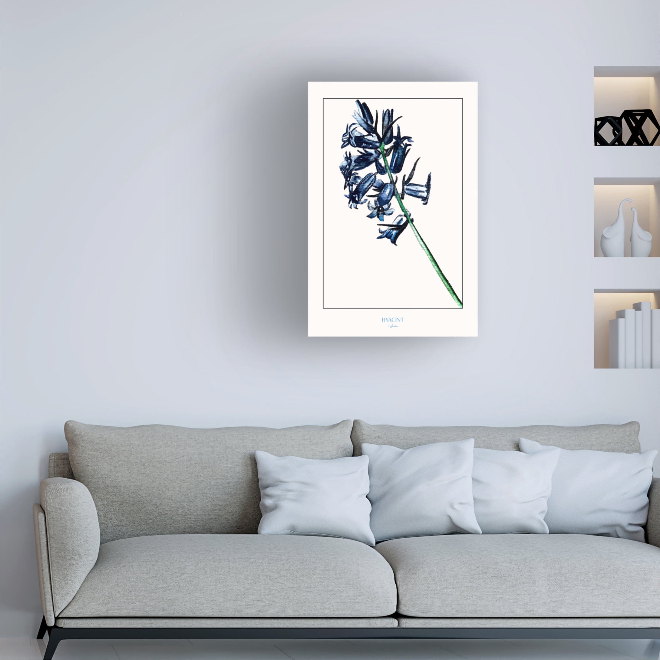Trademark Fine Art Annika John Hyacint Canvas Wall Art