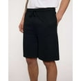 thumbnail image 4 of Real Essentials 3 Pack: Men's Soft 9" Fleece Lounge Sweat Short, 4 of 5
