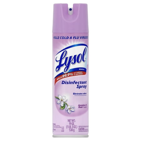 Lysol Disinfectant Spray, Jasmine and Rain, 19 Ounce