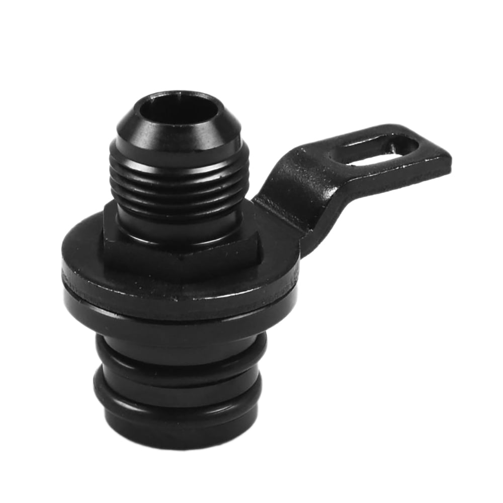 Rear Respirator Adapter Black 10AN AN10 Rear Block Breather Fitting