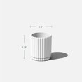 thumbnail image 3 of Veradek Mason Series Demi 6" Planter White, 3 of 9