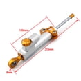 thumbnail image 1 of Universal Motorcycle CNC Adjustable Steering Damper Stabilizer Top Chrome, 1 of 1