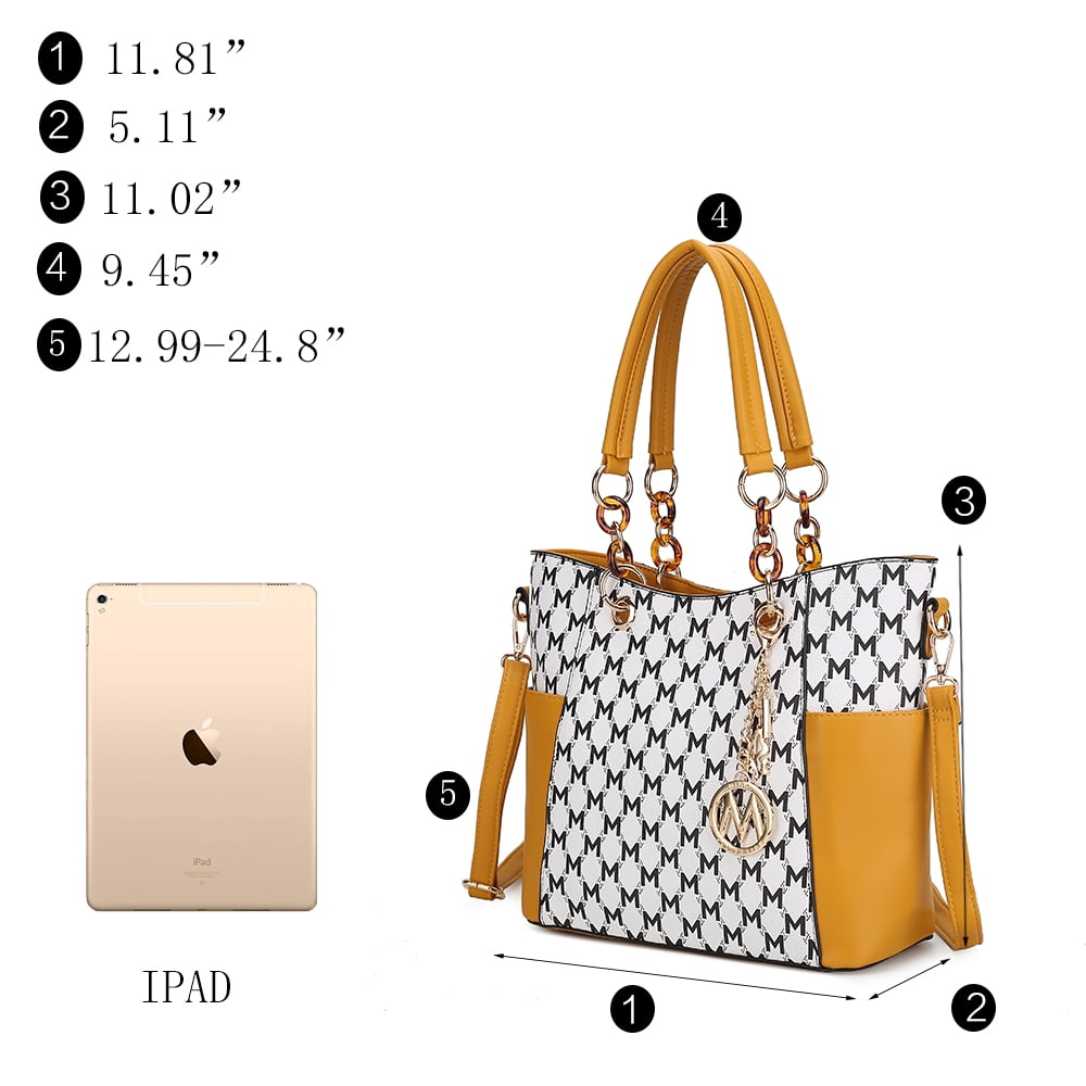 MKF Collection Paloma Vegan Leather Womens Shoulder Handbag by Mia k