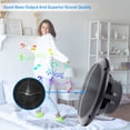 thumbnail image 4 of Altavoces Bluetooth marinos Herdio de 6.5 pulgadas y 120 W Peak, color negro, 4 of 7