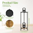 thumbnail image 3 of Metal & Wood Plant Stand Indoor & Outdoor Multi Levels lbs Capacity, 3 of 7