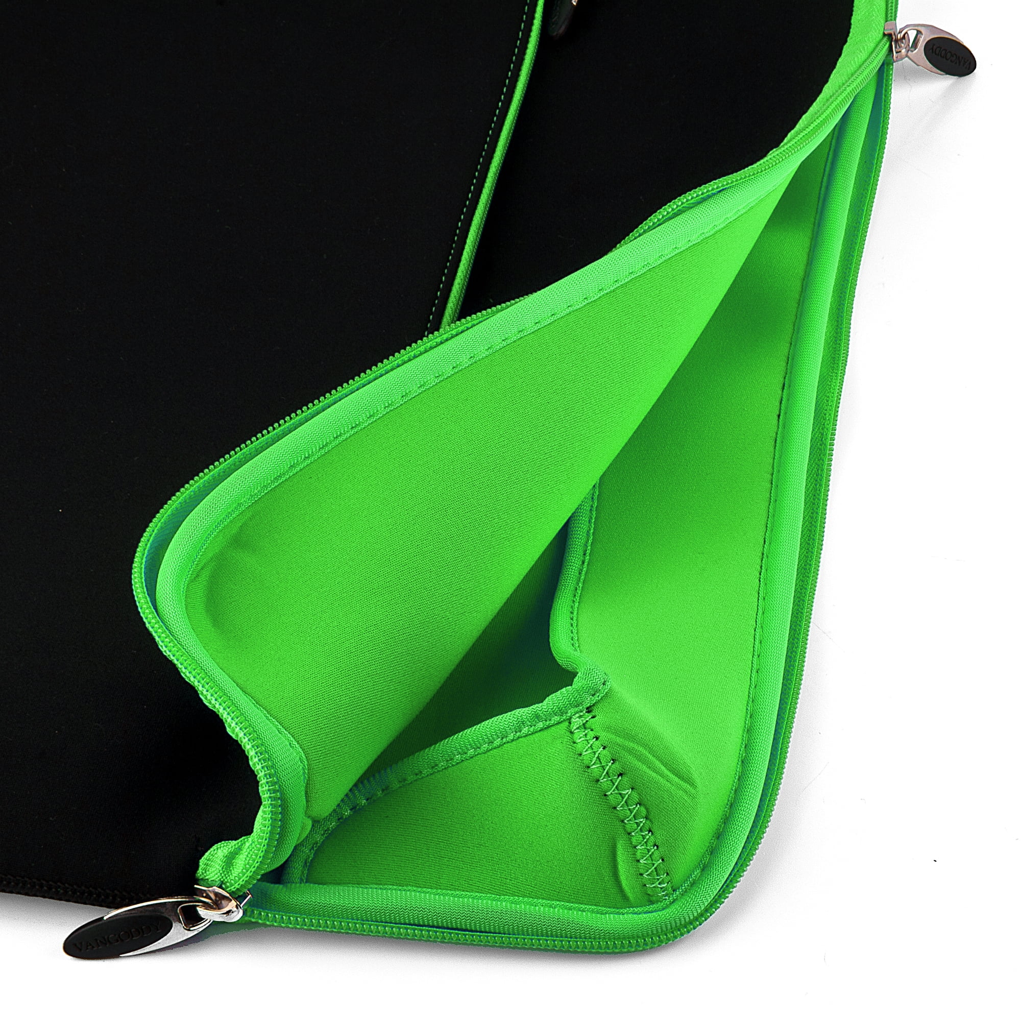 Vangoddy 15.6 Inch Laptop Sleeve Case, Water-Resistant Neoprene Notebook Bag with Zipper and Front Pocket, Fits 15.4-15.6 in Laptops