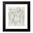 thumbnail image 2 of Leo Gestel 12x14 Black Modern Framed Museum Art Print Titled - Four Cows and a Farmer (1891), 2 of 5