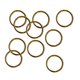 thumbnail image 5 of a Granel 10 Piezas de Latón Dorado Anillos de La Llave Llavero Llavero Titular Llavero Llavero Llavero 12mm-35mm - Oro, 30 mm Sunnimix Cadena dividida de los anillos dominantes, 5 of 8