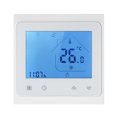 thumbnail image 4 of Termostato de calefacción eléctrica de piso, controlador de temperatura ambiente, pantalla LCD con retroiluminación, color blanco Inevent HA002465-02B, 4 of 6