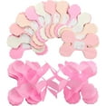 thumbnail image 3 of NOGIS 12 Pcs Pink-White Peach Party-Decorations Streamers Garland - 118Ft Four-Leaf Clover Hanging Banner,Wedding Girl Birthday Baby Bridal Shower Engagement Bachelorette Decor Hugtmr, 3 of 7