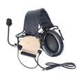 thumbnail image 3 of Auriculares tácticos kusrkot con micrófono de comunicación Beige, 3 of 8