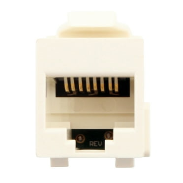 TE Connectivity 2111475-1 Keystone Modular Jack, 8-Position, Cat6, RJ45, Light Almond