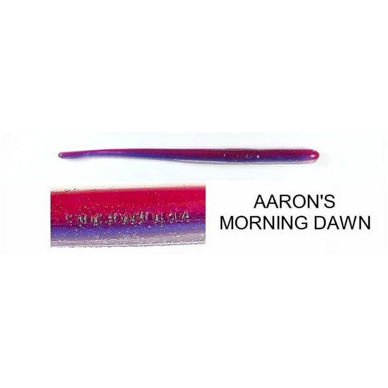 Roboworm Straight Tail Worm - Aaron's Morning Dawn